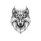 Tatouage Loup Animal Totem